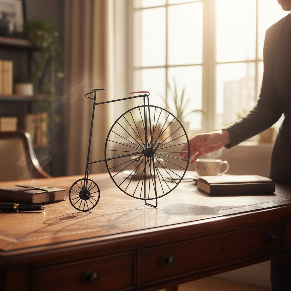 Vintage Penny-Farthing Bicycle Model