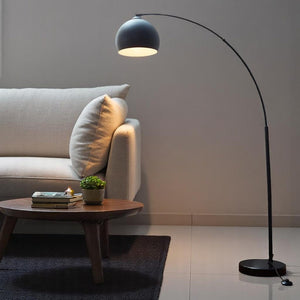 Midnight Sweep Metal Arc Lamp
