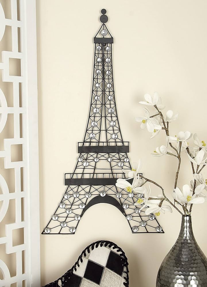 Retro Eiffel Tower Wall Hanging Model