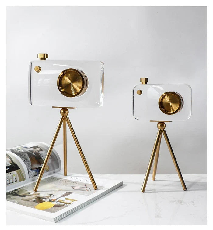 Crystal Vision Camera Decor Ornaments