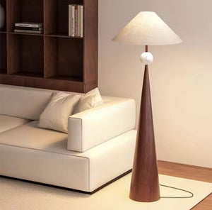 Elegant  Lumos Cone Contemporary Floor Lamp