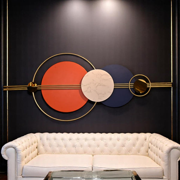 Elysian Trace – Metallic Gold Huge Wall Art