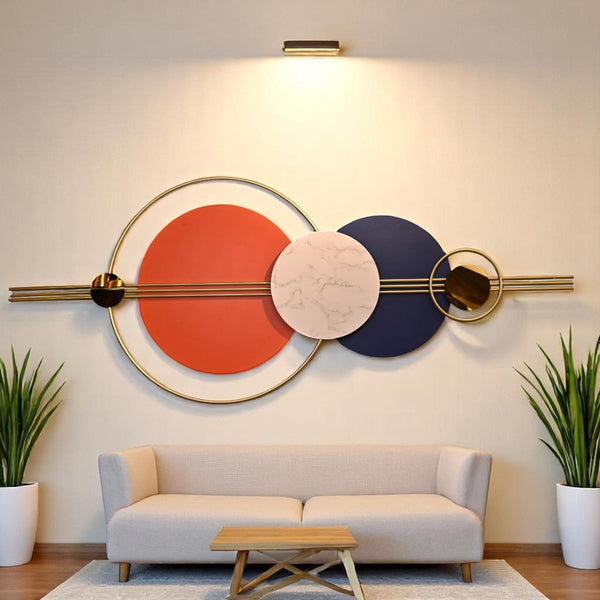 Elysian Trace – Metallic Gold Huge Wall Art