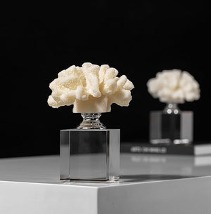 Elegant Resin Coral Decorative Sculptures