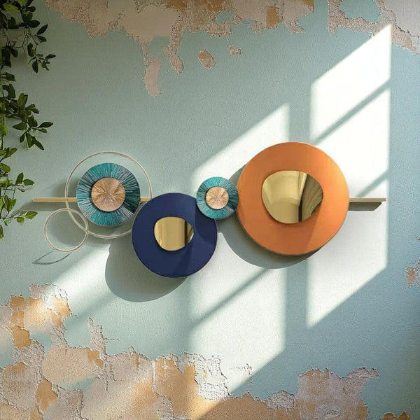 Circular Modern Metallic Wall Hanging