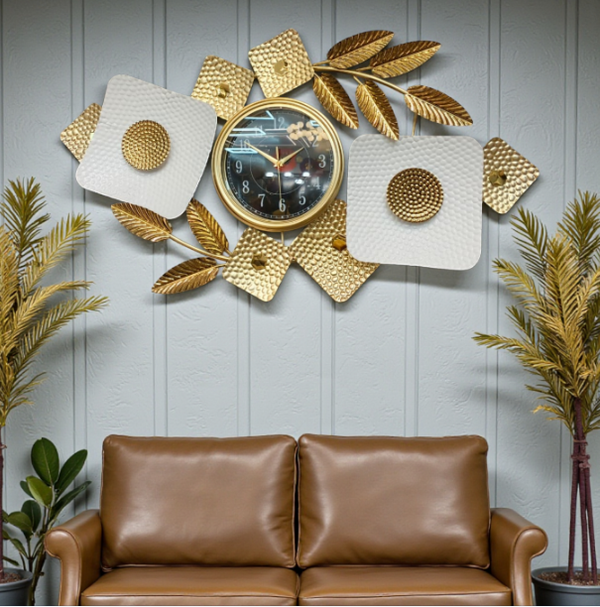 EternaLine Modern Metallic Wall Clock