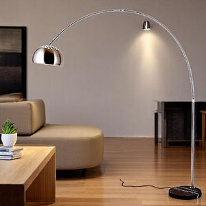 Silver Nexus Arch Floor Lamp (3 Sizes Available)
