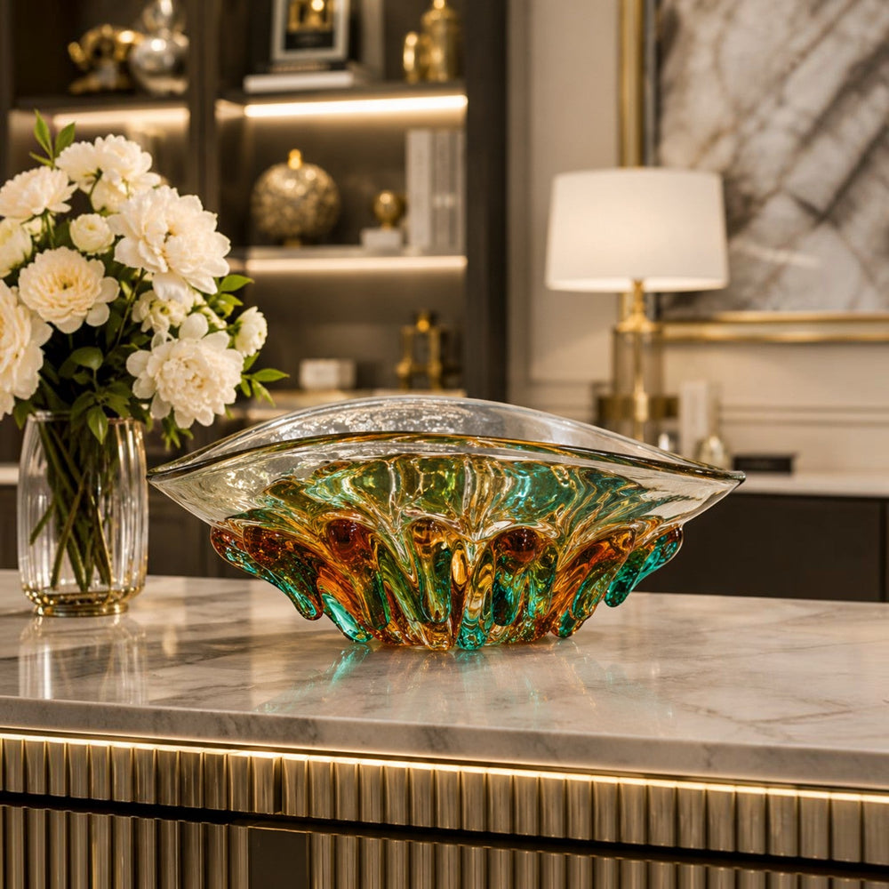 Luxury Multicolor Glass Bowl