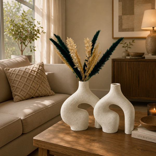 Modern Sculptural Ceramic Decorative Vase