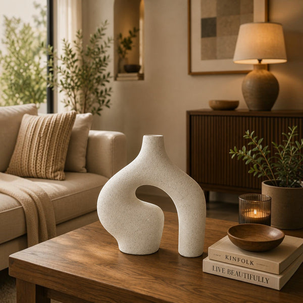 Modern Sculptural Ceramic Decorative Vase