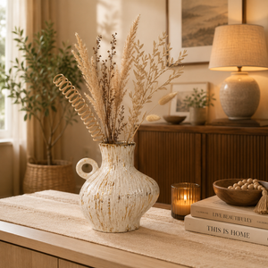 Smoothy Ceramic Decorative Vases Set (3 Pieces)