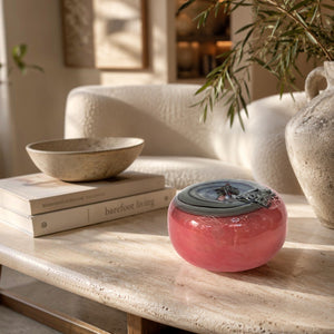 Decorative Glass Apple Table Sculptures
