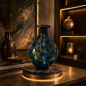 Luxury Multicolor Art Glass Decorative Vases