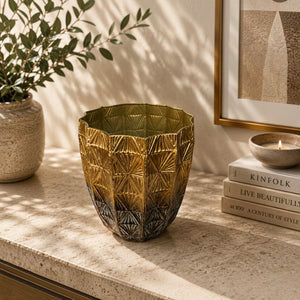 Vintage Textured Decorative Planter