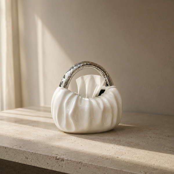 Elegant Ceramic Bag Tissue Holders