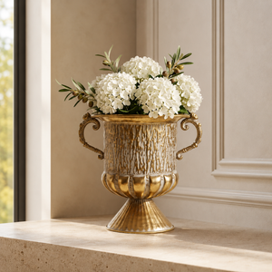 Luxury Metallic Gold Table Vase/ Planter