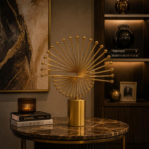 Modern Gold Metal Spiral Ornaments