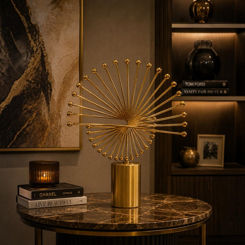 Modern Gold Metal Spiral Ornaments