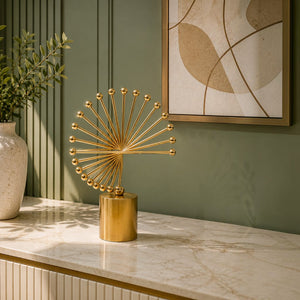 Modern Gold Metal Spiral Ornaments