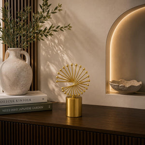 Modern Gold Metal Spiral Ornaments