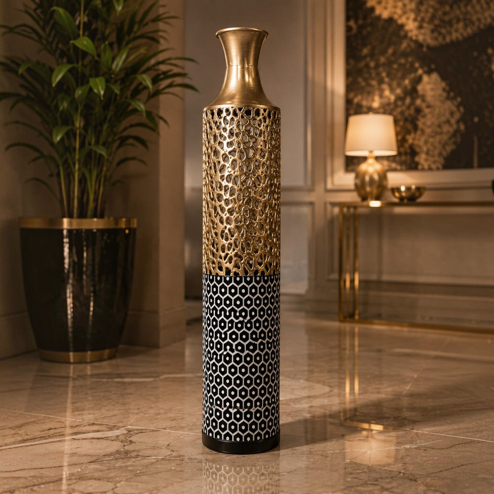 Luxury Bluish Decorative Floor Vases