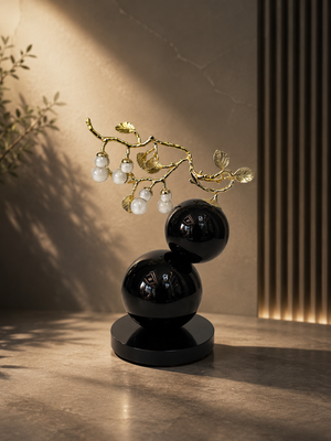 Celestial Crystal Cherry Table Ornament