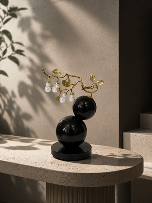Celestial Crystal Cherry Table Ornament