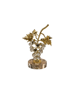 Sparkled Crystal Decorative Grapes