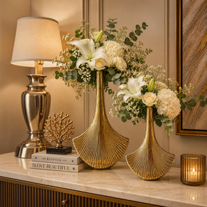 Luxury Fluted Decorative Table Vessels