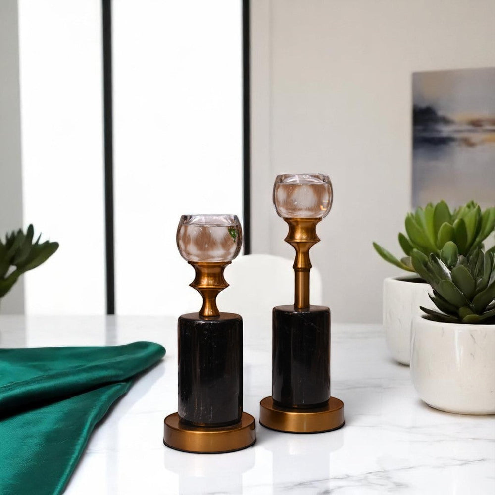 Timeless Brass Candle Stands