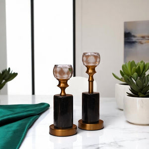 Timeless Brass Candle Stands