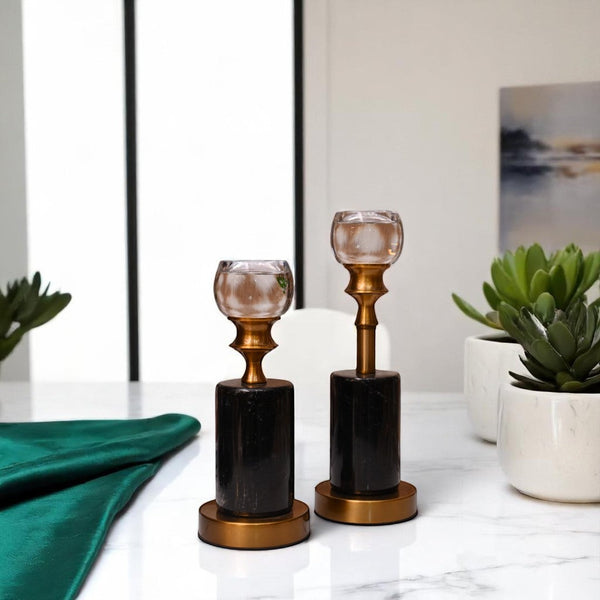 Timeless Brass Candle Stands