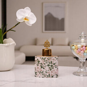 Luxe Leaf-textured Table Candy Jars