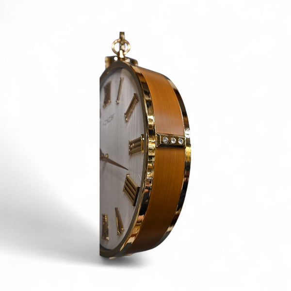 Vintage Twin-Face Station Clock