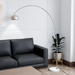 Silver Nexus Arch Floor Lamp (3 Sizes Available)