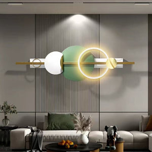 Metallic Neon Wall Motive (LED Light)
