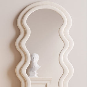 Ondine Velvet Wave Full-Length Floor Mirror