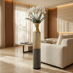 Luxury Bluish Decorative Floor Vases