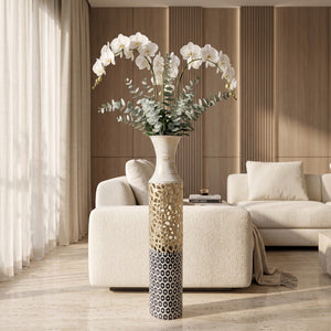 Luxury Bluish Decorative Floor Vases