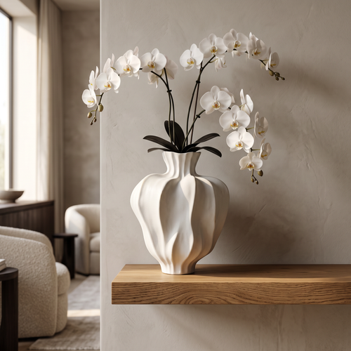 Modern Sculptural Ceramic Table Vases