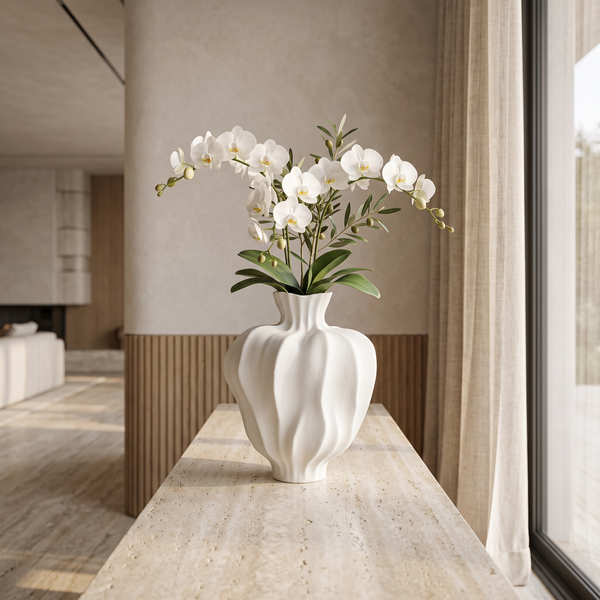 Modern Sculptural Ceramic Table Vases