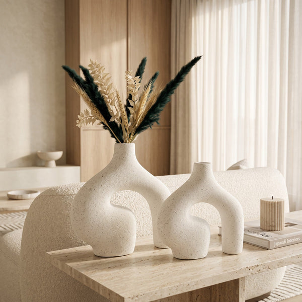 Modern Sculptural Ceramic Decorative Vase