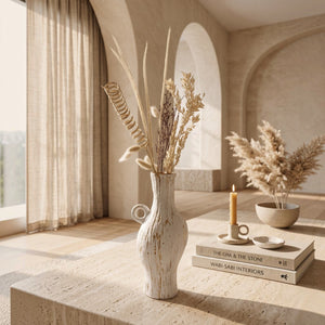 Smoothy Ceramic Decorative Vases Set (3 Pieces)