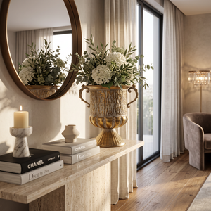 Luxury Metallic Gold Table Vase/ Planter
