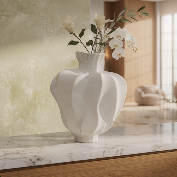 Modern Sculptural Ceramic Table Vases