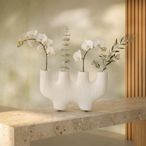 Modern Multi-Neck Sculptural Ceramic Table Vases