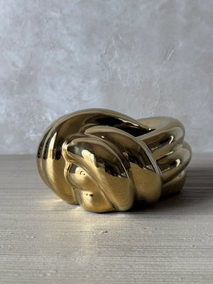 Puffed Knot Ceramic Tissue Box