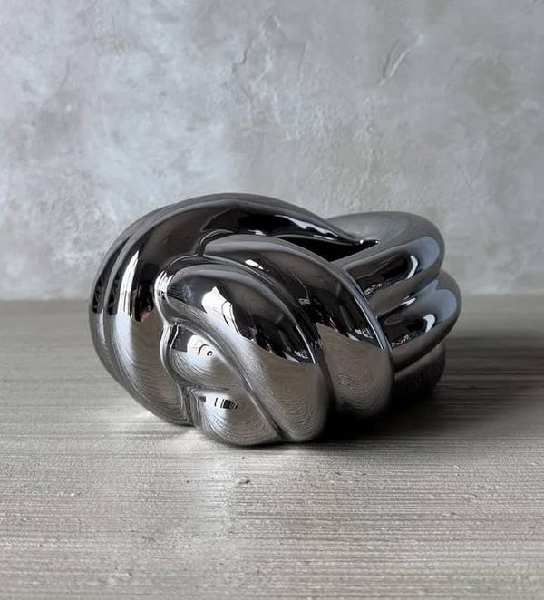 Puffed Knot Ceramic Tissue Box