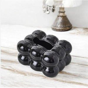 Ceramic Bubble Stack Tissue Box