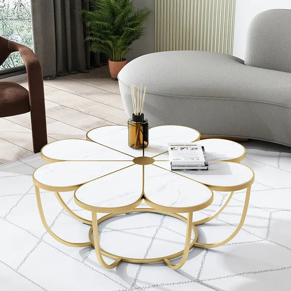 Golden Blossom Centre Table